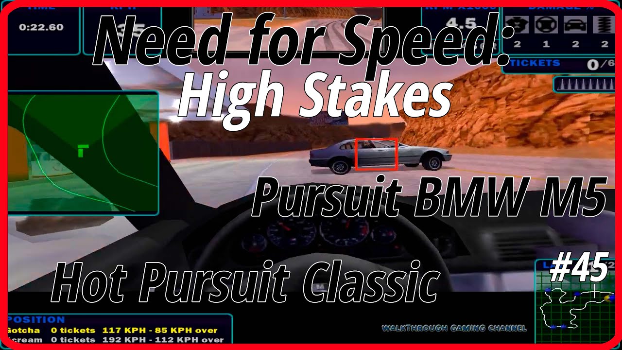 [1920x1080 PC] Need For Speed High Stakes (1999) #45 ✓ Hot Pursuit Classic ✓ Pursuit BMW M5