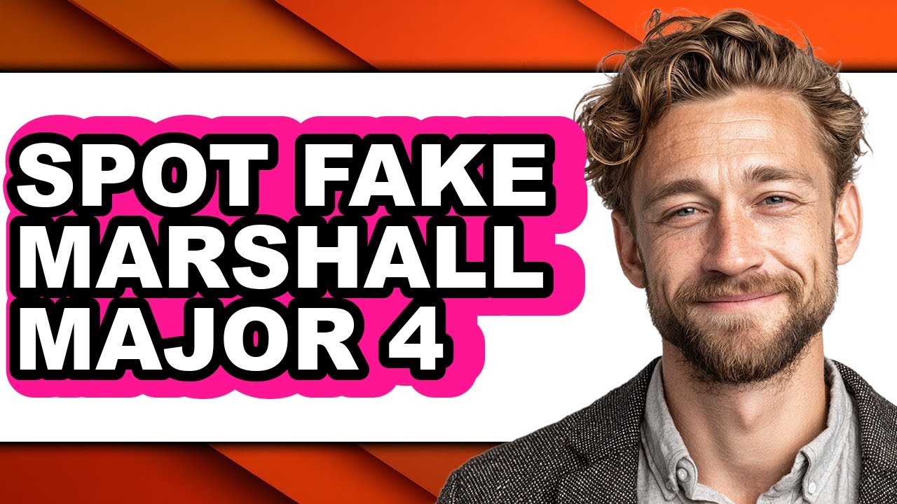 How to Spot Fake Marshall Major 4 - Step by Step