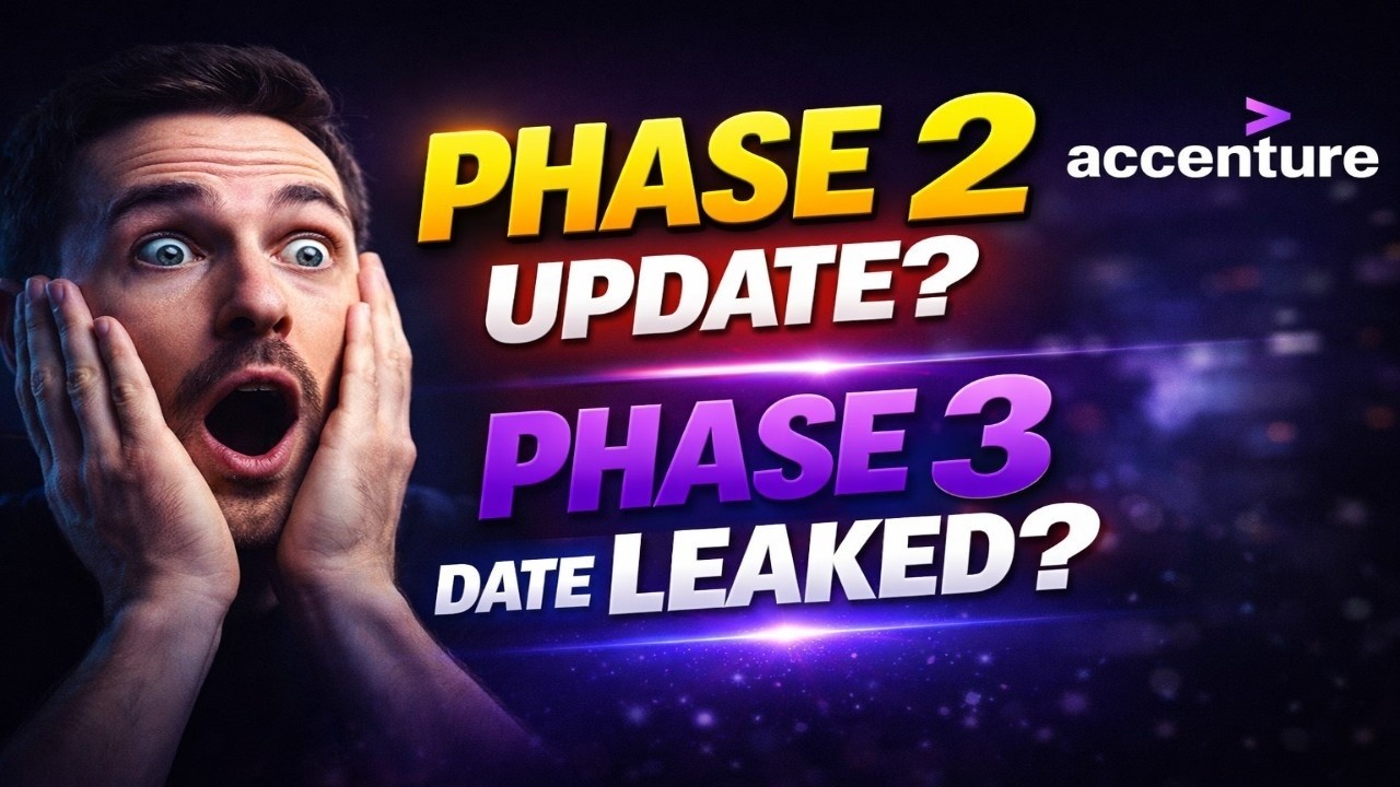 Accenture Phase 2 Results Update & Phase 3 Expected Date