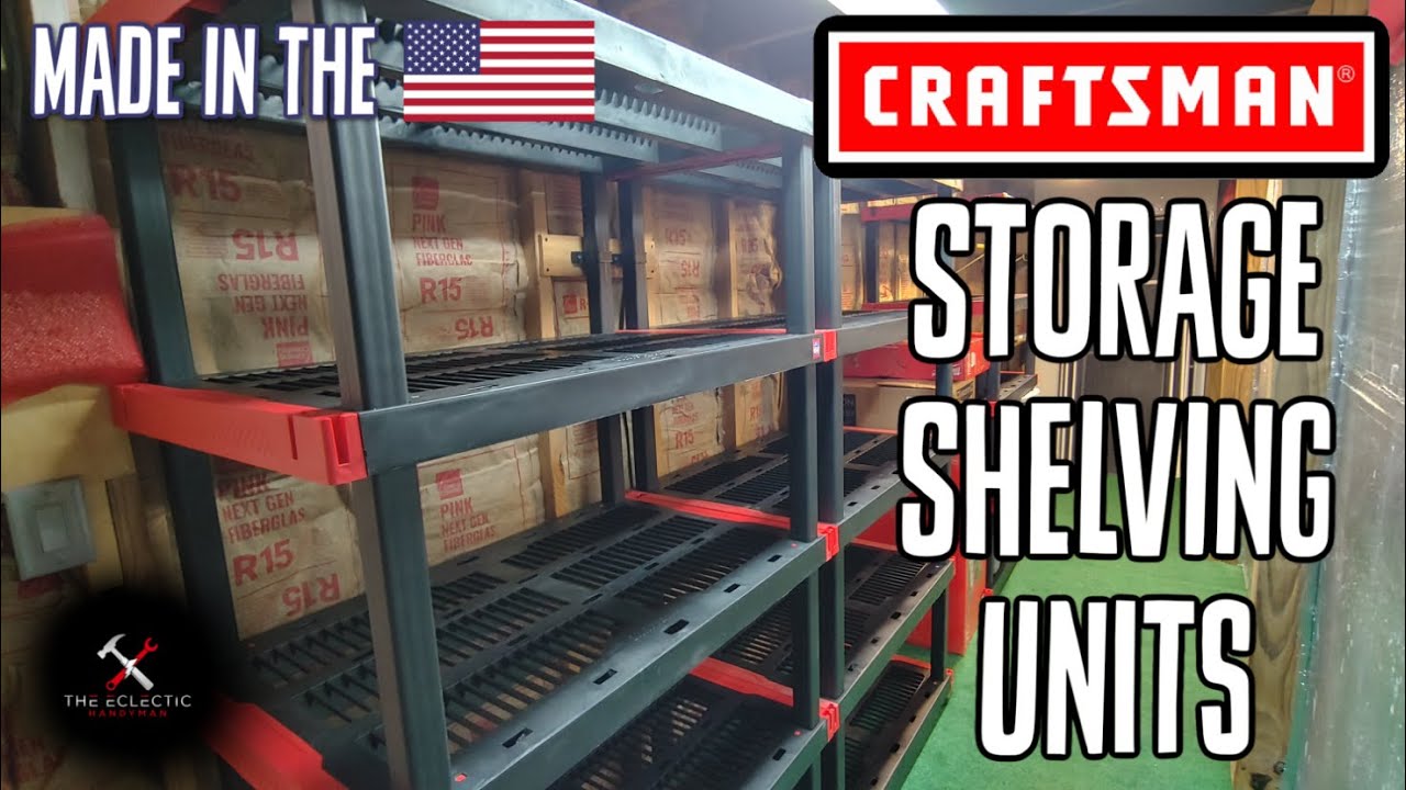 Craftsman 5-Tier Storage Shelving Unit Build and Review