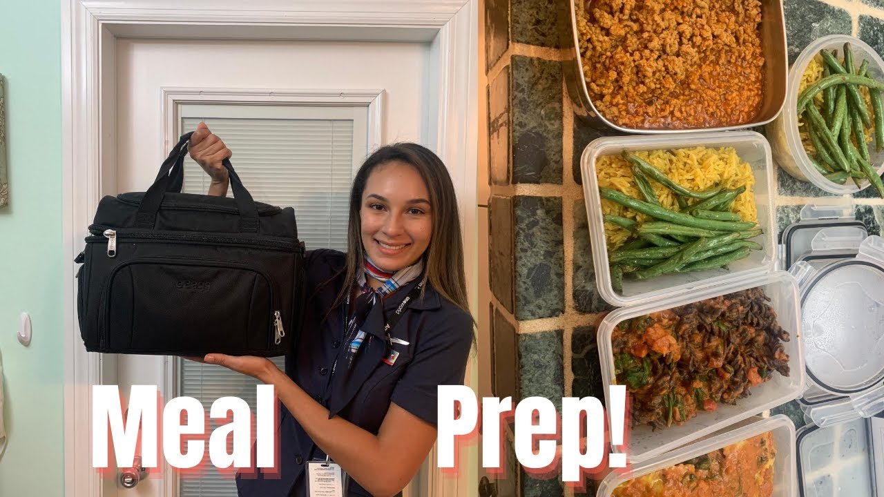 MEAL PREP WITH ME! | Flight Attendant Life