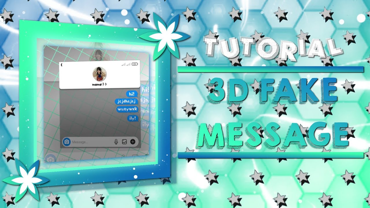 3D FAKE MESSAGE | ALIGHT MOTION TUTORIAL 💜