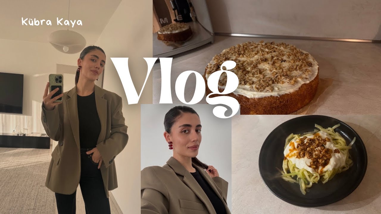 VLOG | beraber hazirlanalim, frosting havuc dilimi, sallamasyon tarif ,saglikli beslenme, ögünlerim𑣲