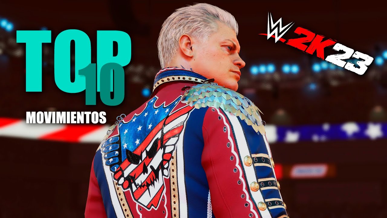 WWE 2K23 - TOP 10 MOVIMIENTOS DE CODY RHODES