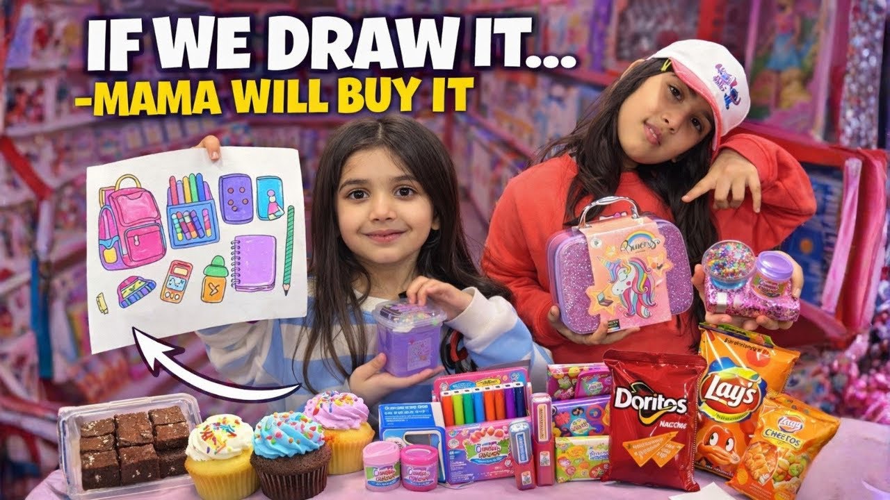 If We Draw It, Mama Will Buy It! 🎨🛍️🍭