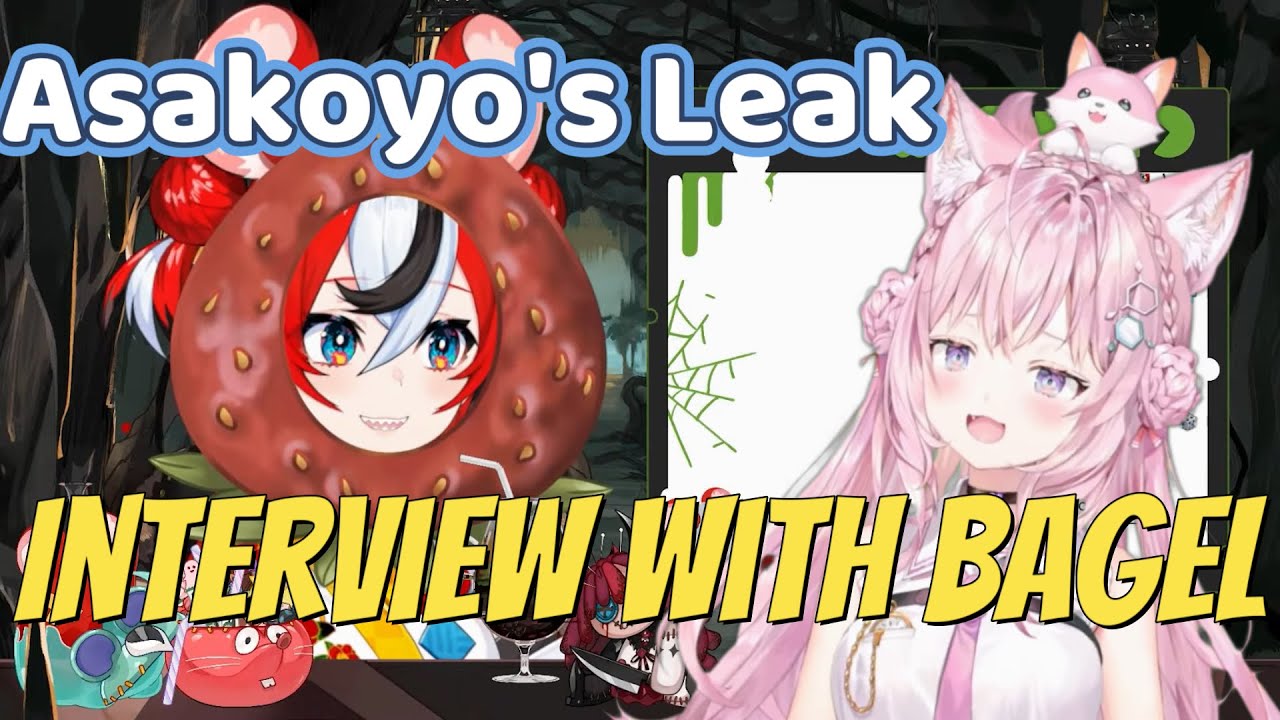 [Asakoyo] Ms. Hakos Bagel interviewed in Asakoyo. [Eng sub/Hololive clip/Koyori/Baelz]