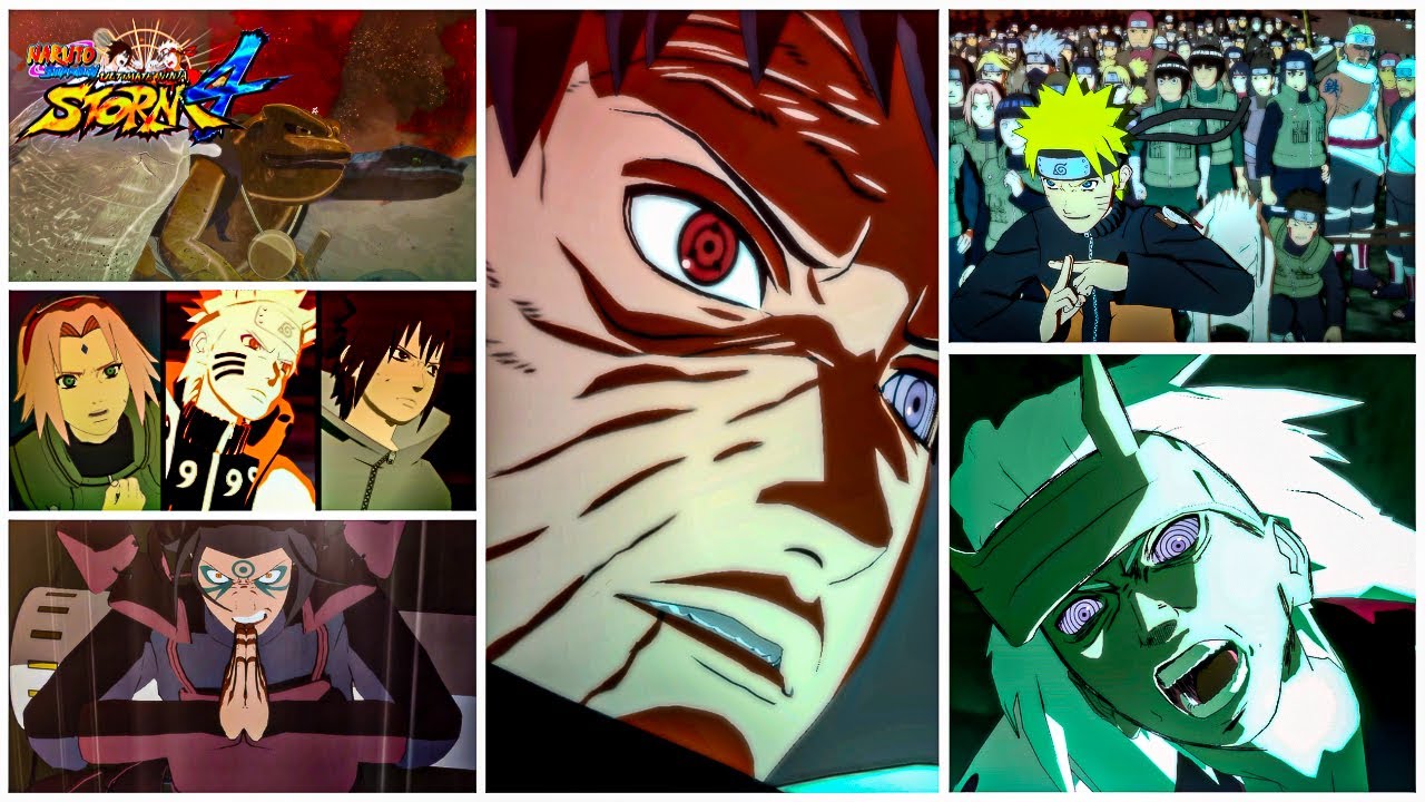 CINEMATIC FIGHT SCENES - NARUTO SHIPPUDEN: ULTIMATE NINJA STORM 4 | PS5