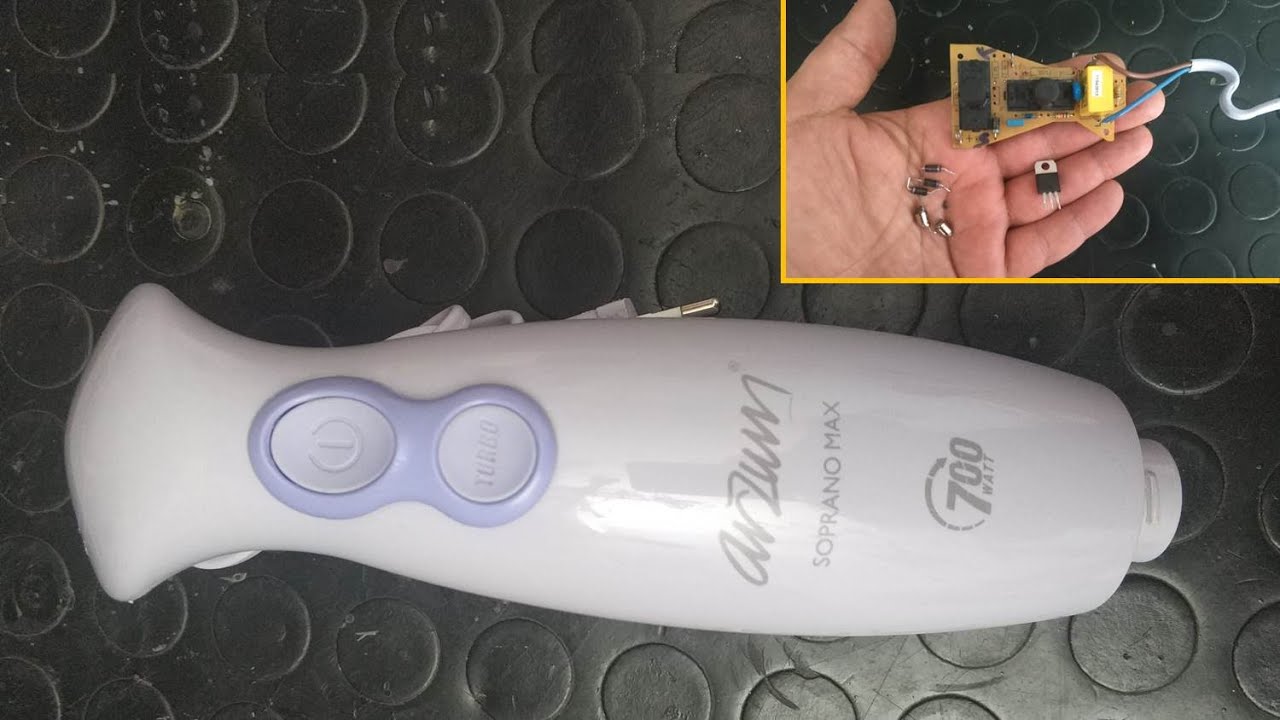 Blender S&ouml;k&uuml;m&uuml; ve Arıza Tespiti (Arzum Soprano Max - AR 161)