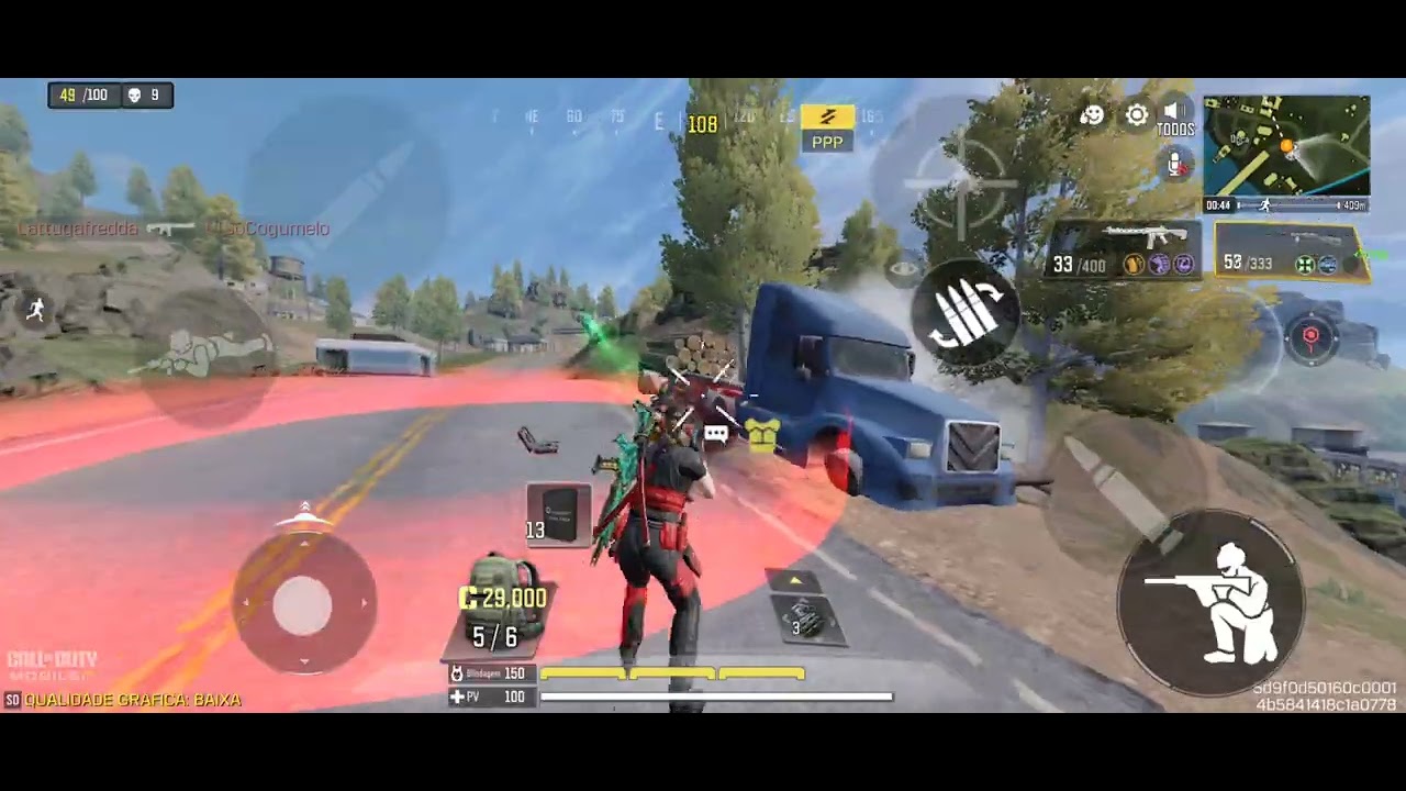 PARTIDA INSANA MAS ACABEI PERDENDO PARA UMA PORTA 😢😢 #gameplay #codm 