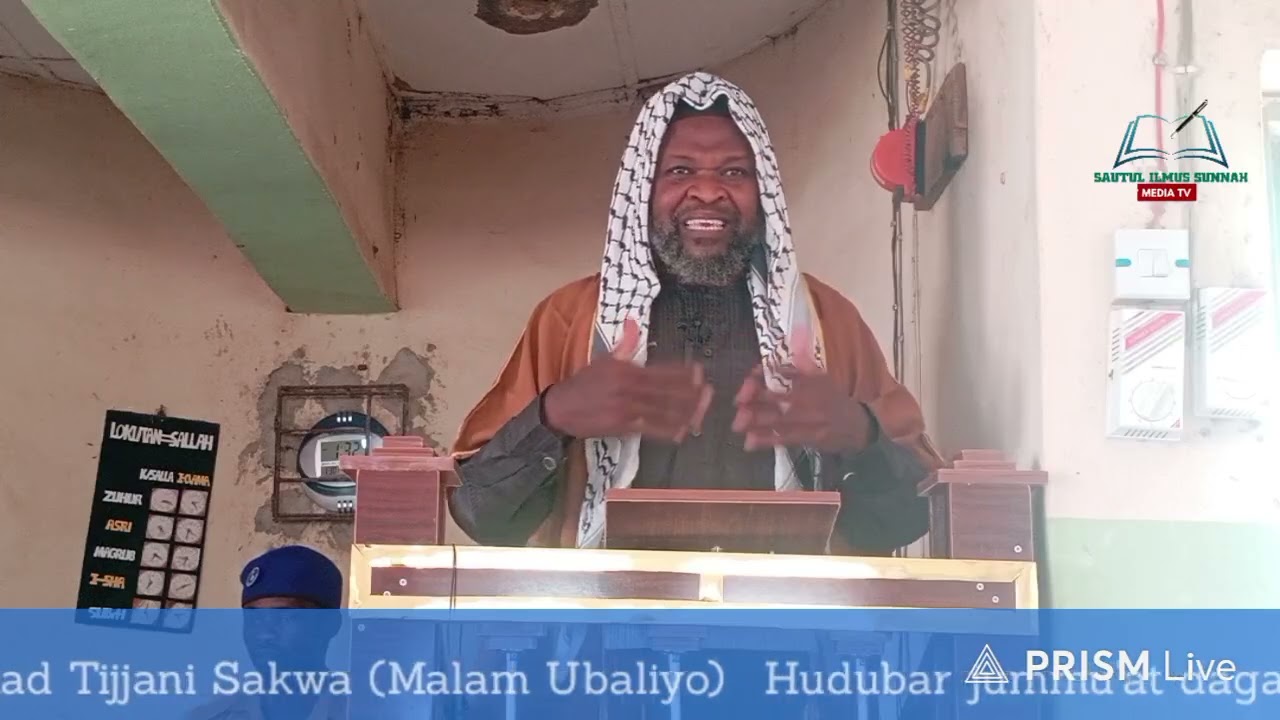 Sheikh Muhammad Ahmad Tijjani Sakwa (Malam Ubaliyo) Jummuat Huduba 30/01/2026