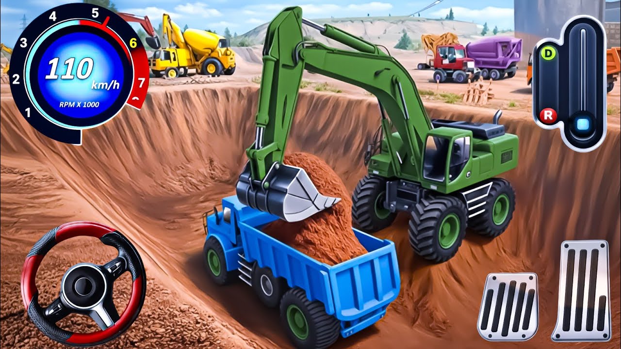 New City Road Construction Simulator game - Construction Game - Android Gameplay
