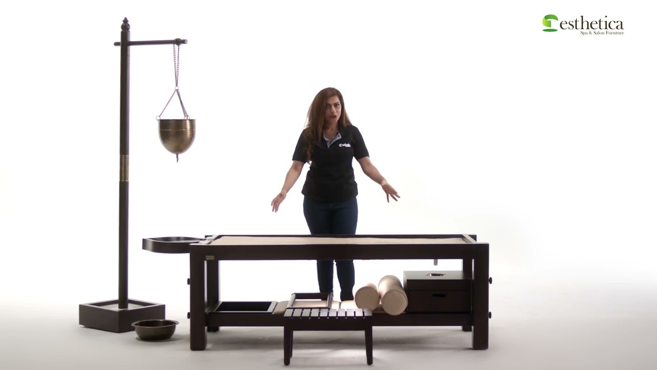 Esthetica's Shirodhara Massage Bed