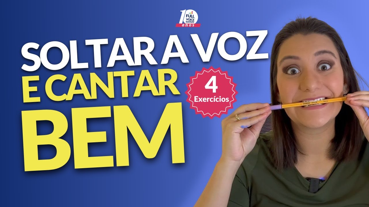 🎤 Solte Sua Voz com 4 Exercícios Simples! Nunca mais cante com a voz presa e deixe sua boz bonita