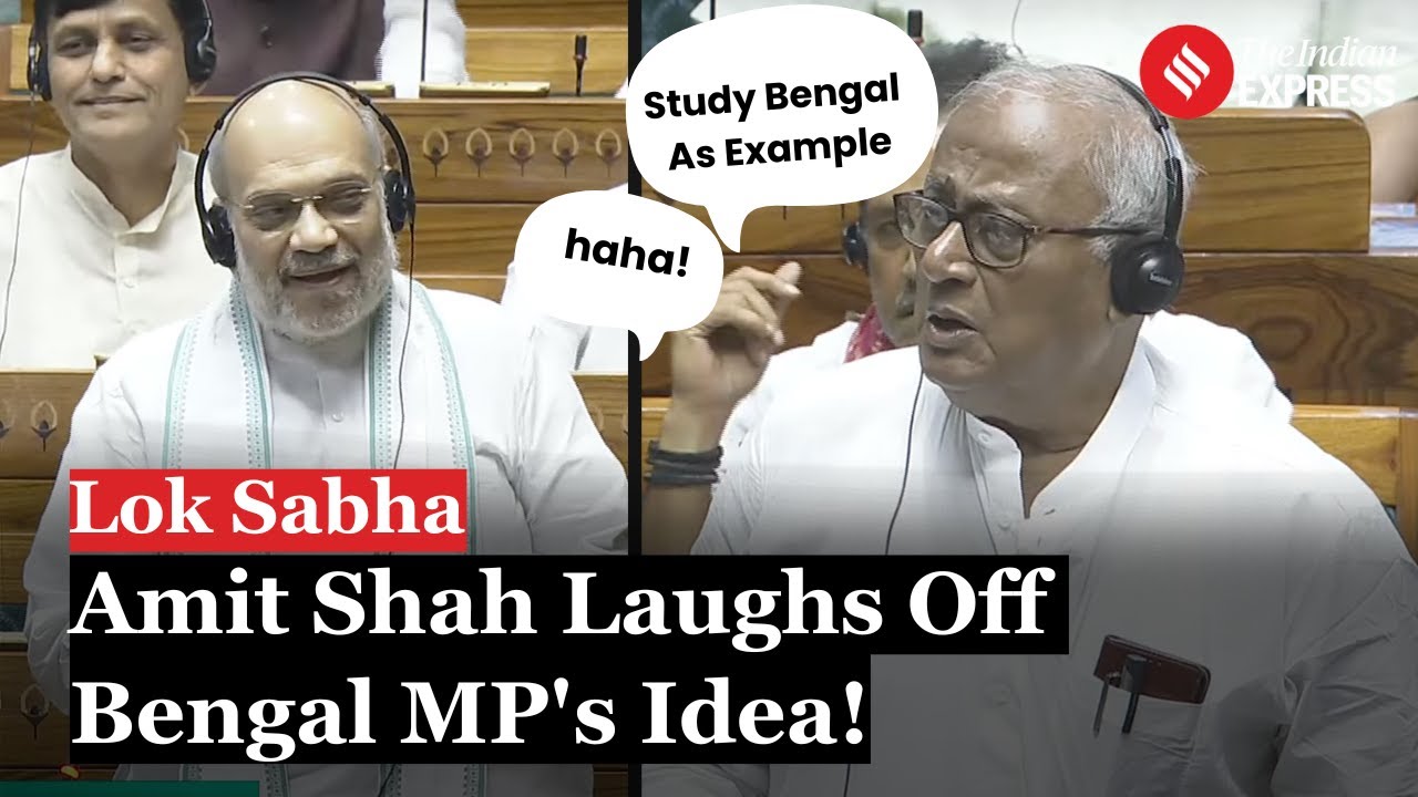 Amit Shah Laughs Off Bengal MP's Idea; What Did Saugata Roy Suggest? | Lok Sabha