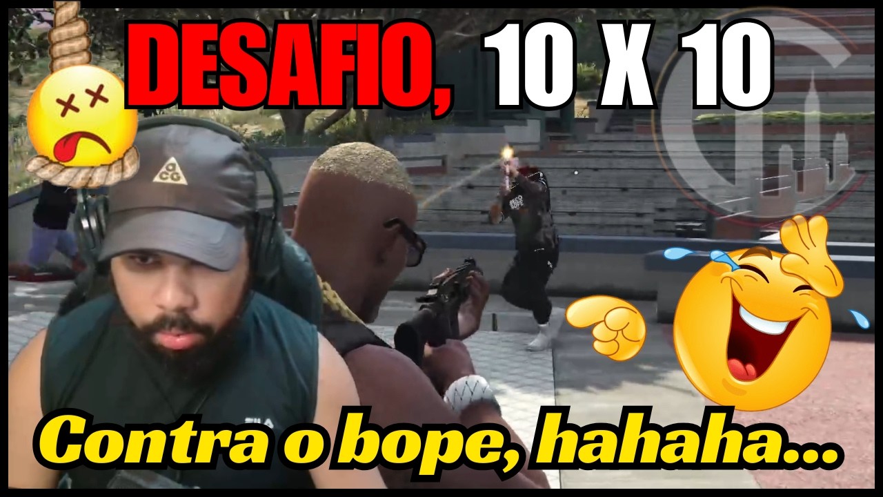 JACARÉ ACEITA DESAFIO DO BOPE PARA UMA DISPUTA 10 X 10... NEM VOU DIZER NADA, ASSISTE AÍ KKKK😂😂😂