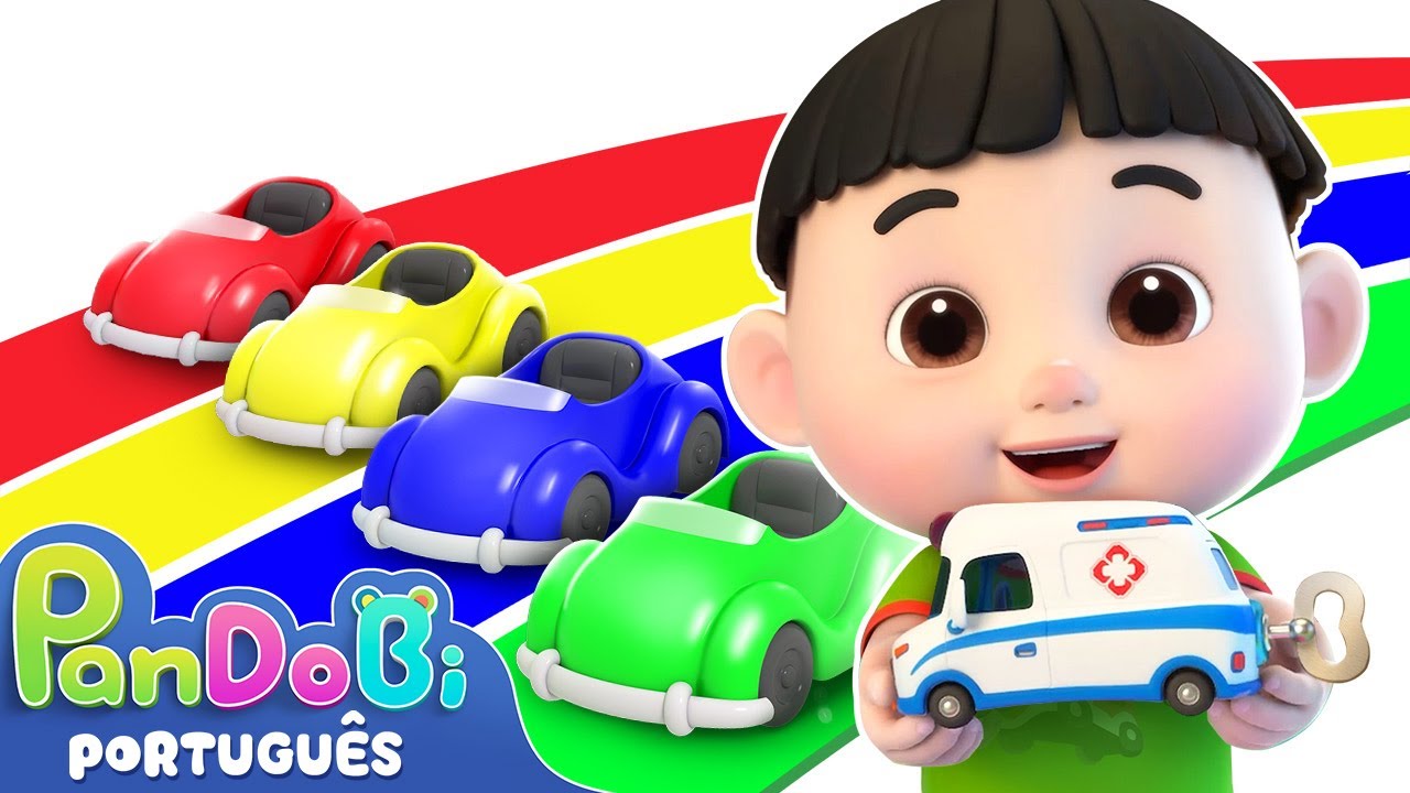 Beb&ecirc; Aprende Cores com Carrinhos - Super Pandobi em Portugu&ecirc;s