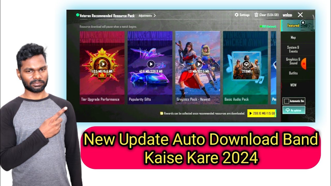 How To Disable Auto Update in BGMI | Pubg Auto Update kaise Band Kare 2024