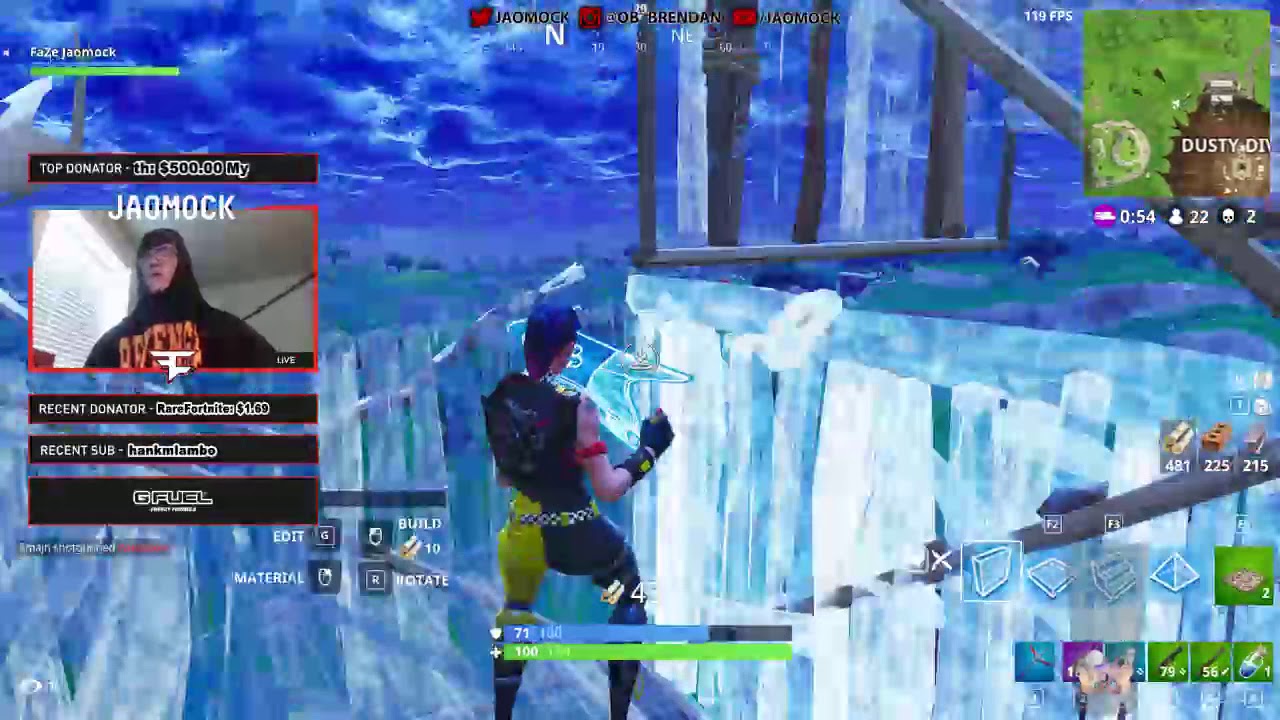 FaZe Jaomock VS Poppin (Crazy Build Fight)