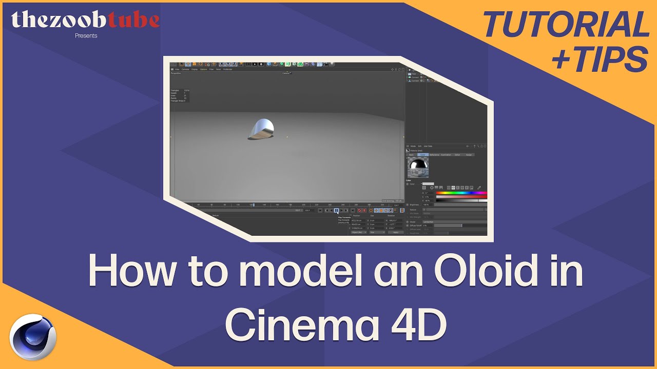 How to model an Oloid in Cinema 4D in less than 8 minutes.