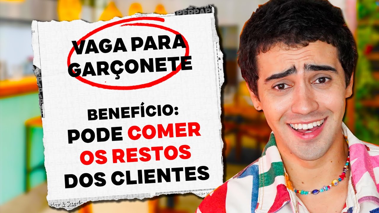 PIORES VAGAS: O DESEMPREGO PODE SER UMA BEN&Ccedil;&Atilde;O!