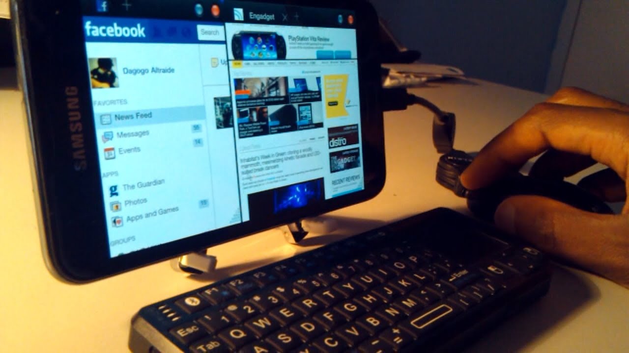 Using The Galaxy Note As A Computer (With Accessories) [ColdFustion]