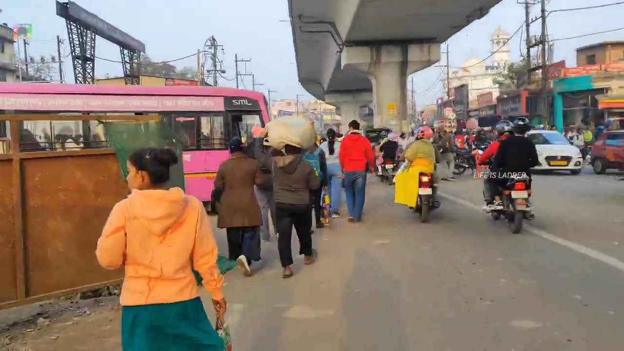 पटना जंक्शन से साइंस सिटी | राजेंद्र नगर स्टेशन टू खजांची रोड | मल्टीमॉडल हब बस ऑटो स्टैंड पटना