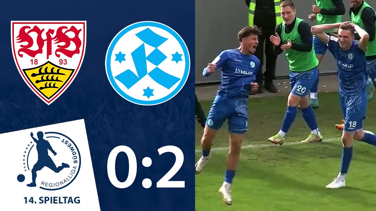 DERBYSIEG für die Blaue | VfB Stuttgart II - SV Stuttgarter Kickers | 14. Spieltag RLSW