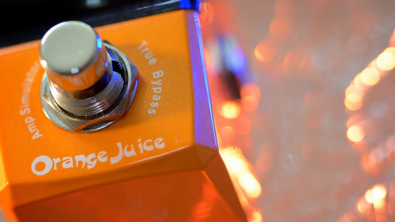 Joyo - Ironman Orange Juice - Amp Simulator - Pedal Demo