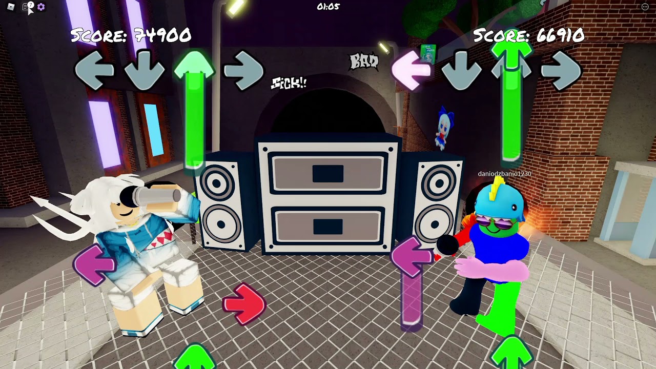 Almost Perfect Bad Apple FNF Roblox