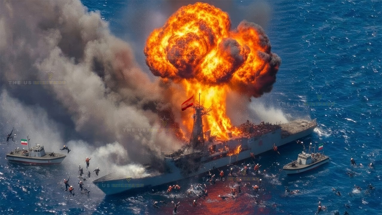 ВМС США устроили засаду и потопили иранский военно-морской корабль в Ормузском проливе