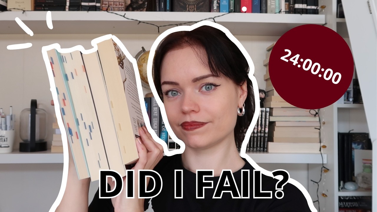 How Much Can I Read In 24 Hours?! 📚✨ (24 Hour Reading Vlog!)