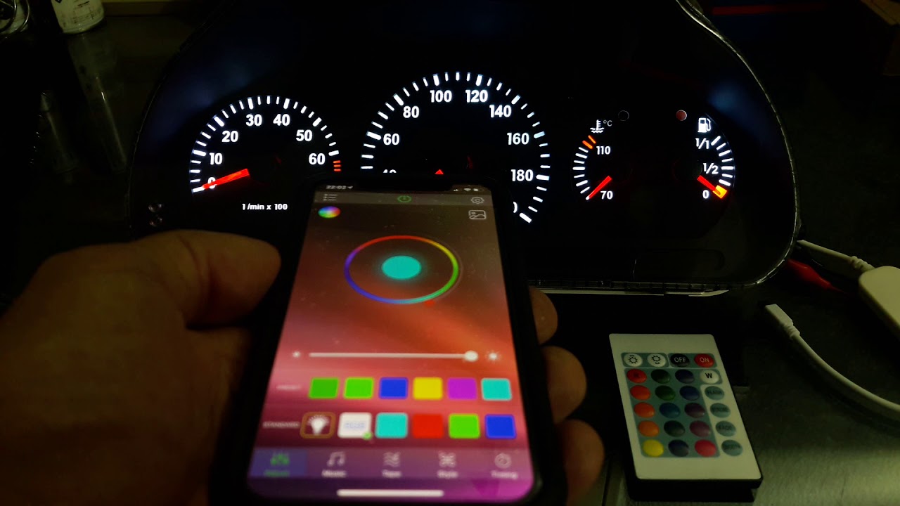 Gol Bola G2 Painel Show Translúcido Rgb Ponteiro Acrílico Smd Multicores Celular Parati Saveiro