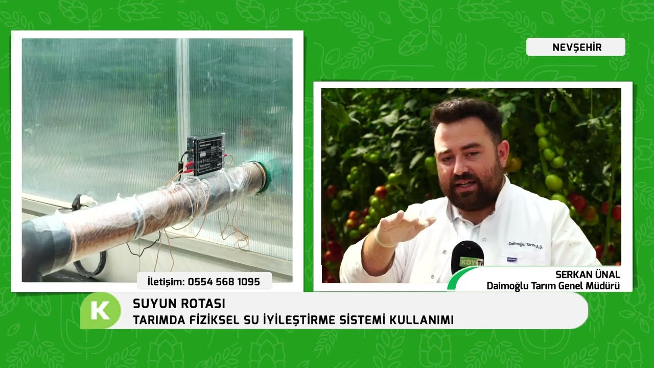 Topraksız Domates Serası Vulcan Fiziksel Su İyileştirme Sistemi Avantajları