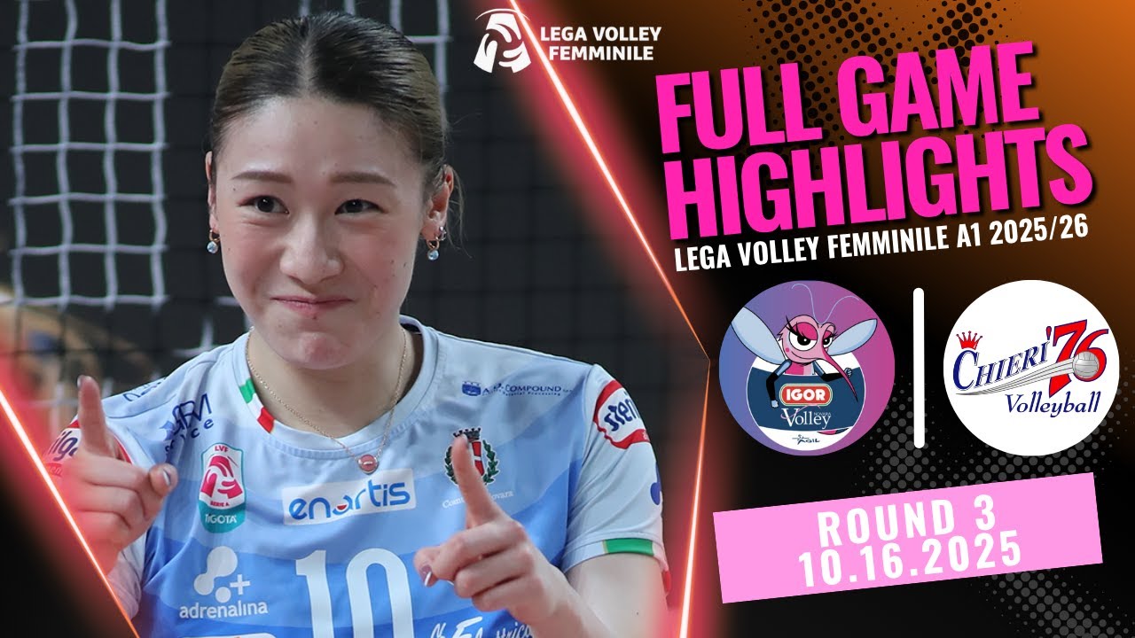 FULL GAME HIGHLIGHTS | Novara vs Chieri '76 #volleyball