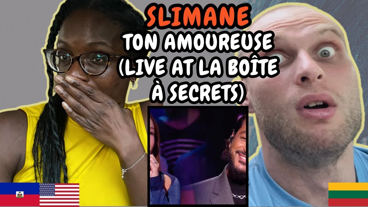 REACTION TO Slimane - Ton amoureuse (Live La Boîte à Secrets) | FIRST TIME HEARING
