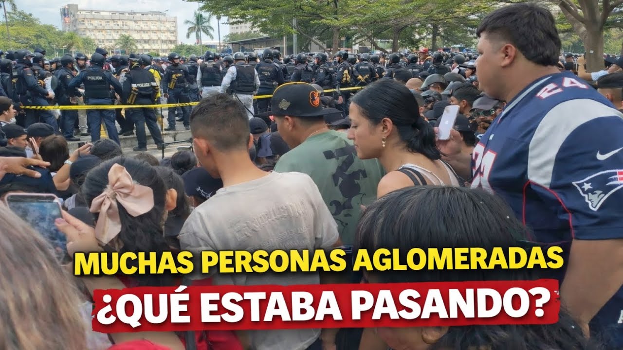 🛑Muchas personas aglomeradas, Que era lo que estaba pasando en plena plaza 😱😱