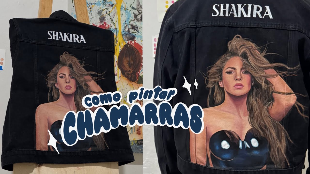 COMO PINTAR UNA CHAMARRA DE MEZCLILLA / COMO PINTAR ROPA