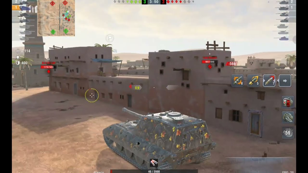 Jagdpanzer E100, survived and won.