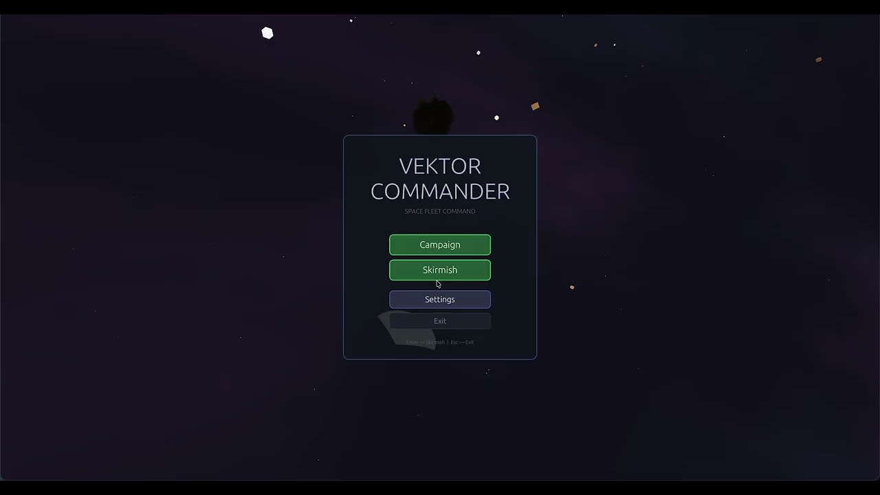 Campaign + Multiplayer Space RTS Preview