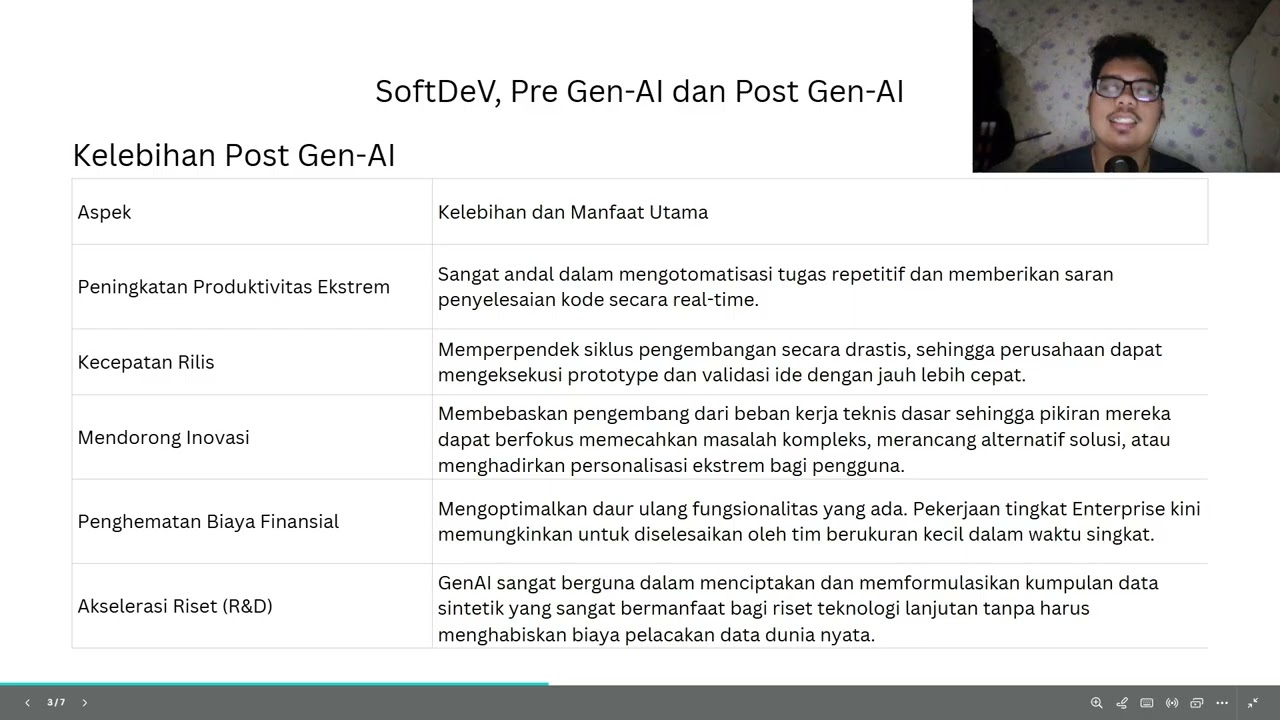 SoftDev Pre & Post Gen AI Differences, Pro and Cons (Opinion)