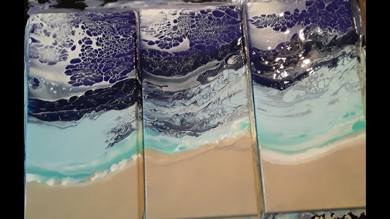 Beach Scene Triptych Video