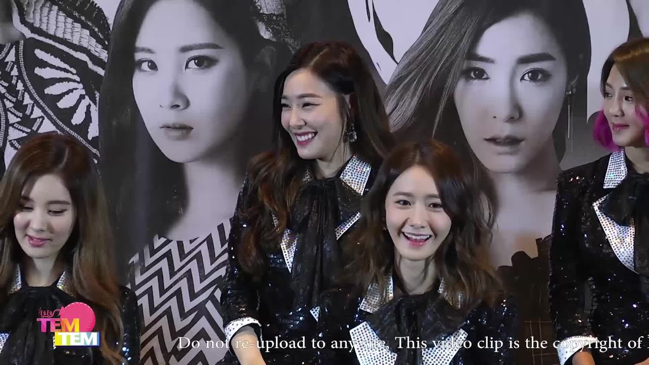 160131 GIRLS' GENERATION 4th TOUR - Phantasia - in Bangkok Press Conference