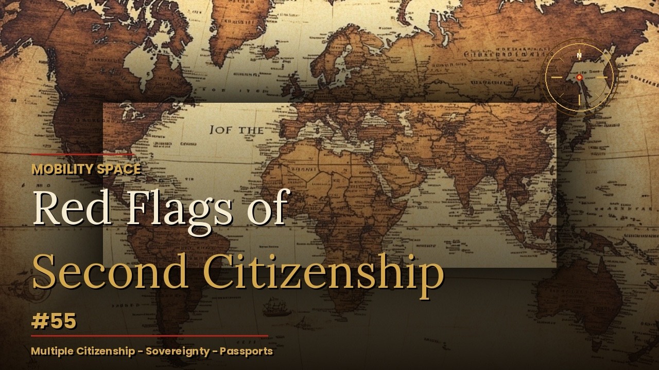 How to Consider Red Flags of Second Citizenship (Mobility Space #55)