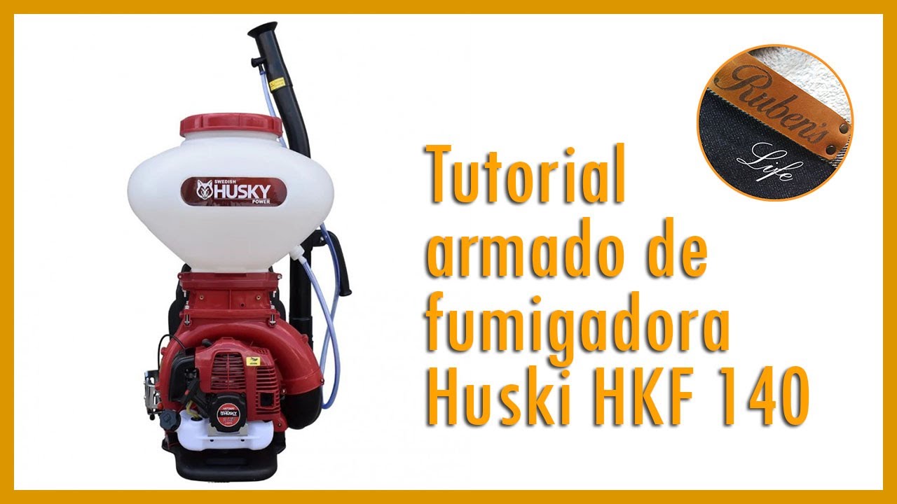 Tutorial fumigadora de motor husky HKF 140