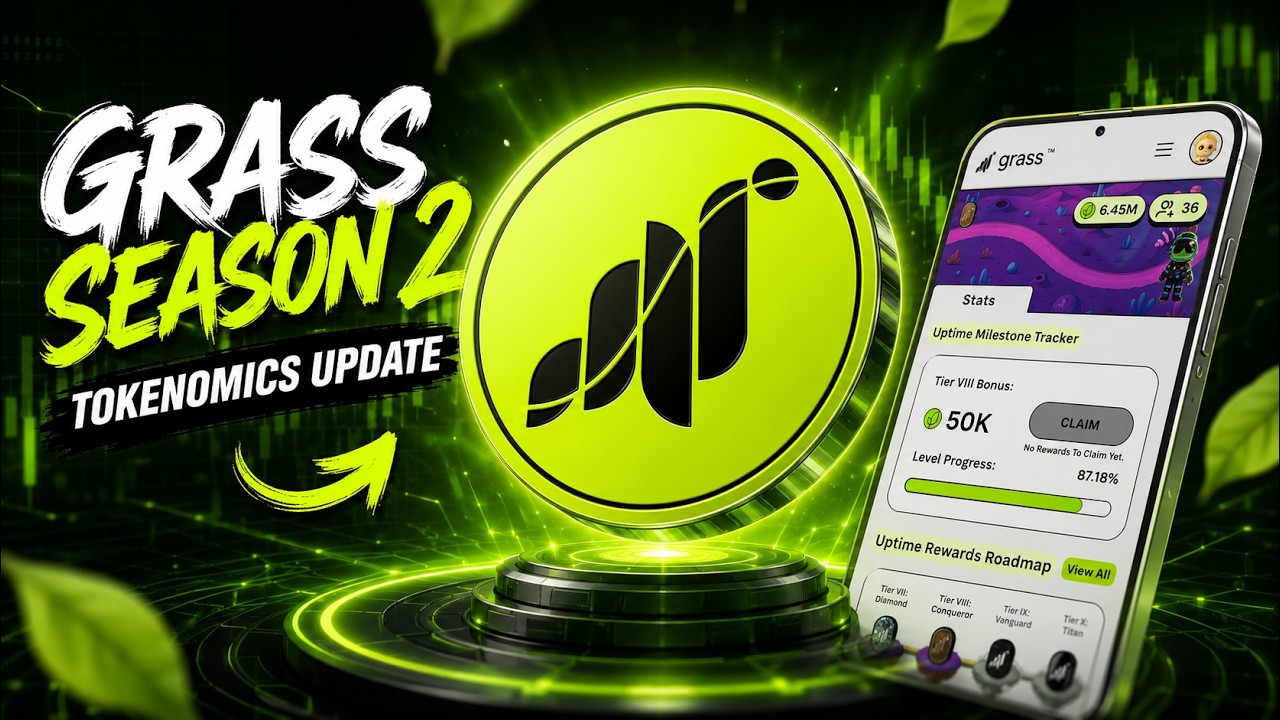 Grass Season 2 BIG Update 🔥 Tokenomics Finally Released !