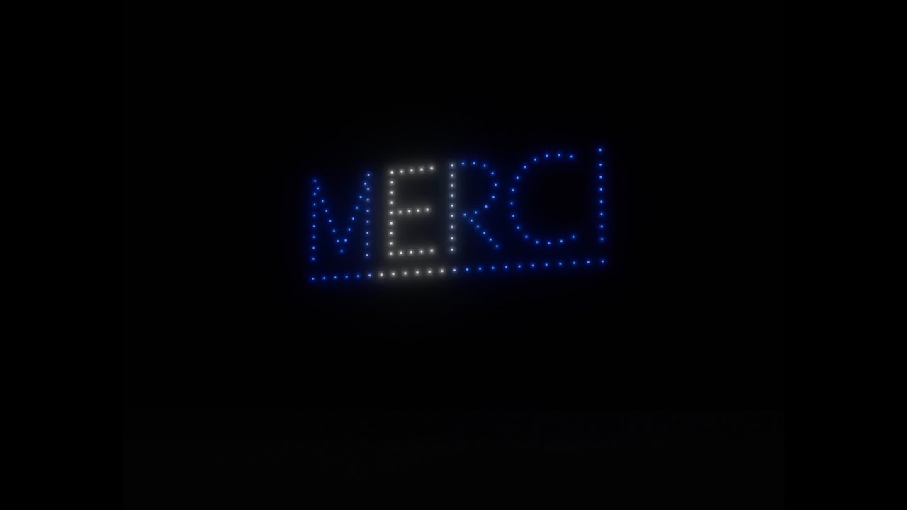 Spectacle de drones lumineux au Québec | drone light show Canada
