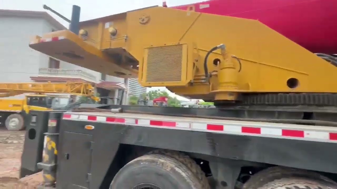 Excellent Used Original 2018 Sany 80 Ton Truck Crane for Sale #usedcranes #cranes  #sanycrane