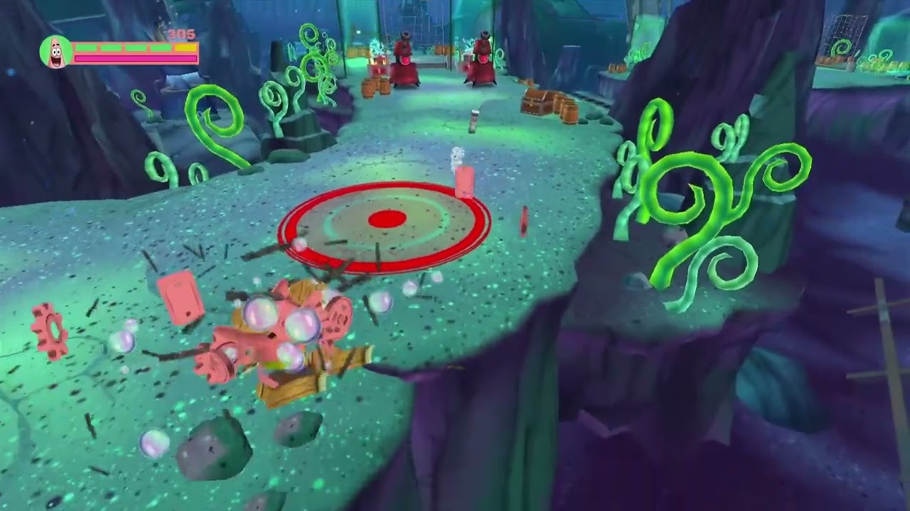 Rock Bottom Stonefish Street - Spongebob Squarepants: Plankton's Robotic Revenge