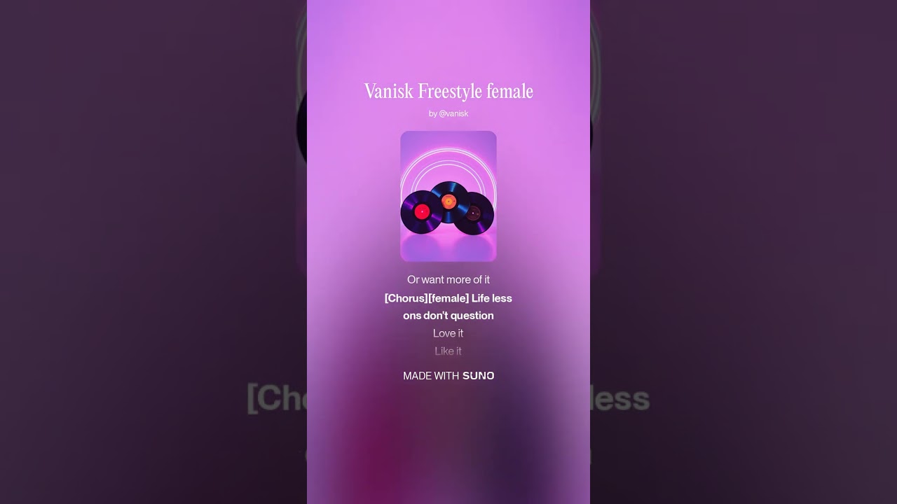 Vanisk Freestyle ( female cover)