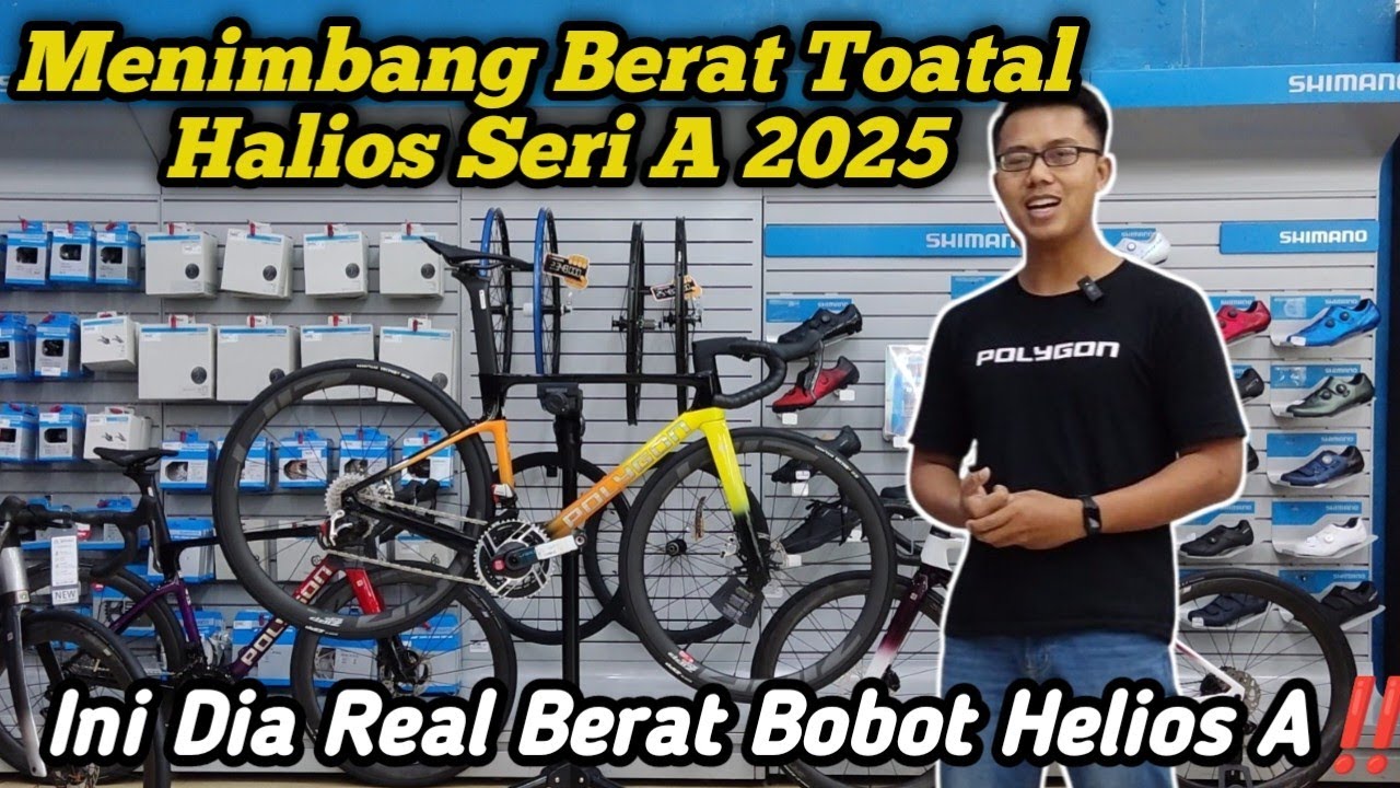 Ini dia berat Sepeda Roadbike Helios A0 AXS, Helios A8 DI2, Helios A9,Helios A7 Di2 Seri 2025 ‼️